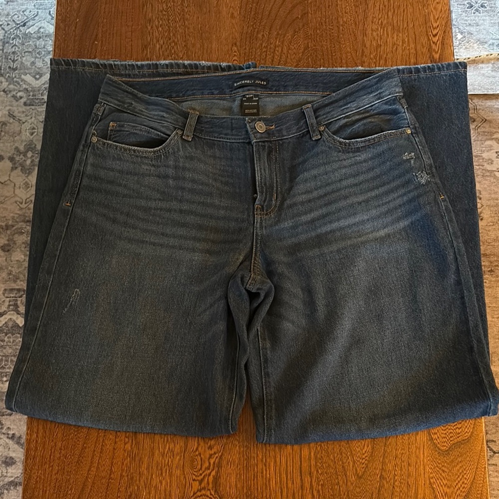 Sincerely Jules Women's Wide Leg Denim Jeans 9/29